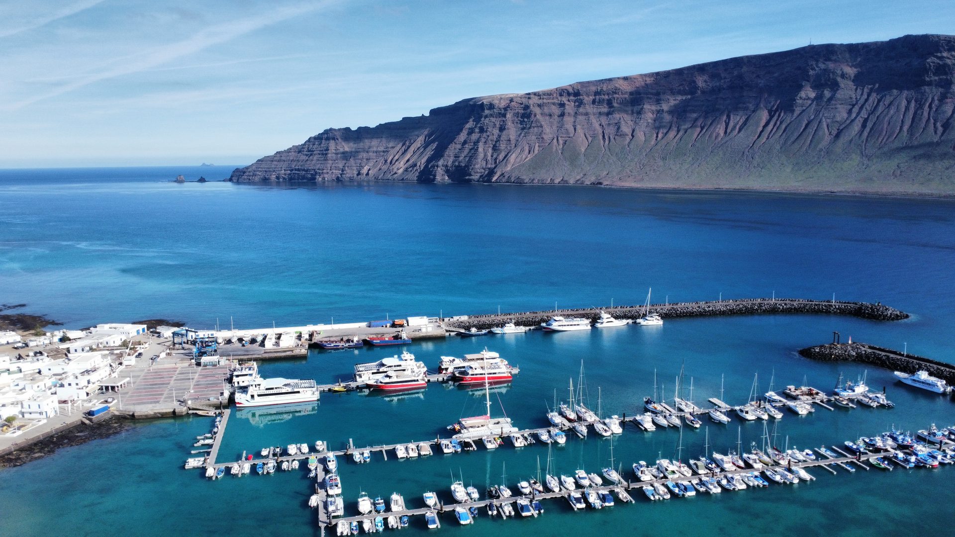 Hafen von Caleta de Sebo, La Graciosa